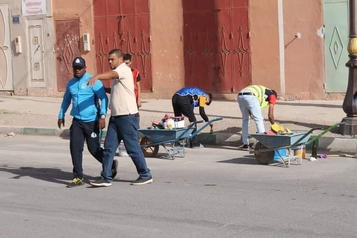 المجلس البلدي بتازناخت ينظم حملة لنظافة